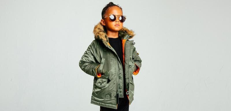 Детская куртка аляска Alpha Industries Youth N-3B Parka YJN44500C1 (Sage Green)