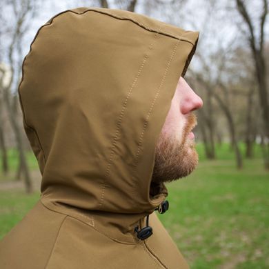 Куртка тактична Klost Double Weave HOOD койот, S