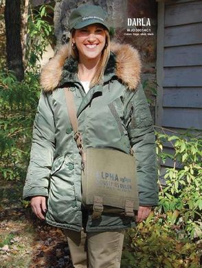 Зимова жіноча куртка аляска Alpha Industries Darla Parka WJD38014C1 (Sage Green)