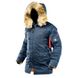 Зимова куртка аляска Airboss Winter Parka 171000123221 (синя)