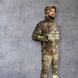 Куртка флисовая тактическая HOOD с накладками мультикам , S