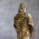 Куртка флисовая тактическая HOOD с накладками мультикам , S