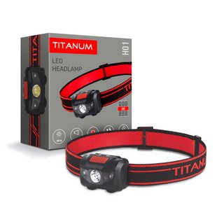 Налобный светодиодный фонарик TITANUM TLF-H01 100Lm 6500K