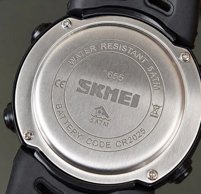 Годинник SKMEI 1655 CASPER black white