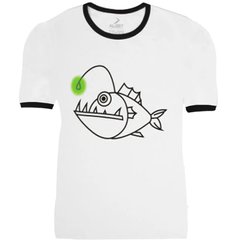 Футболка KLOST "Angler Fish (Глубоководный удильщик)" White, XL