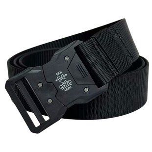 Ремінь тактичний CRAB 4.0 чорний, 125 см, 3,5 см