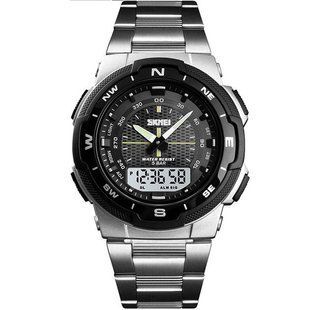 Годинник SKMEI 1370 Super Clock колір хром