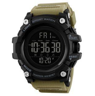 Годинник SKMEI 1384 Wrisband чорний/койот
