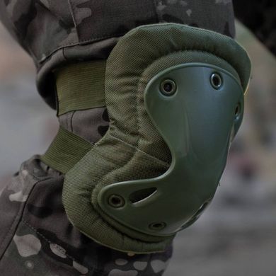 Набір наколінників та налокітників DEFENCE Оліва