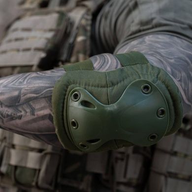 Набір наколінників та налокітників DEFENCE Оліва