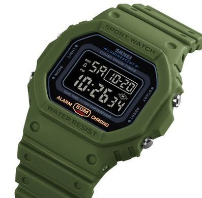 Часы SKMEI 1628 Montana цвет олива/чёрный