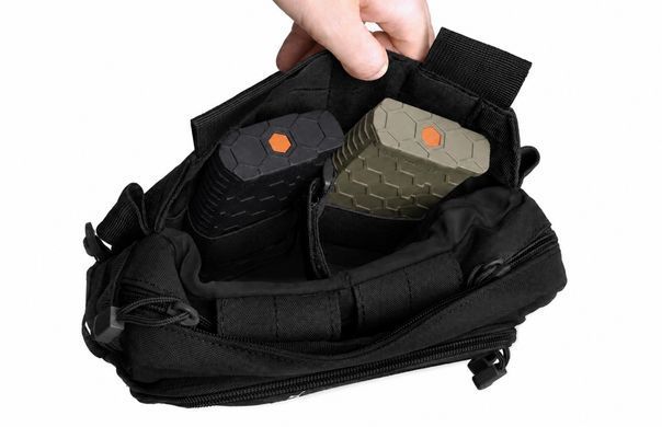 Сумка кобура Tactiс POD Silver knight черная 3,5л