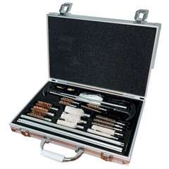 Универсальный набор для чистки оружия в чемоданчике 24 предмета