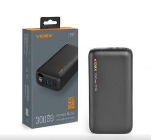 Повербанк 30000mAh VIDEX VPB-297 22.5W Black