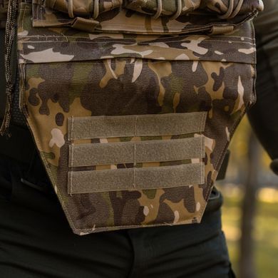 Плитоноска з напашником ATTACK, швидке скидання, колір мультикам