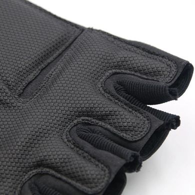 Перчатки беспалые черные